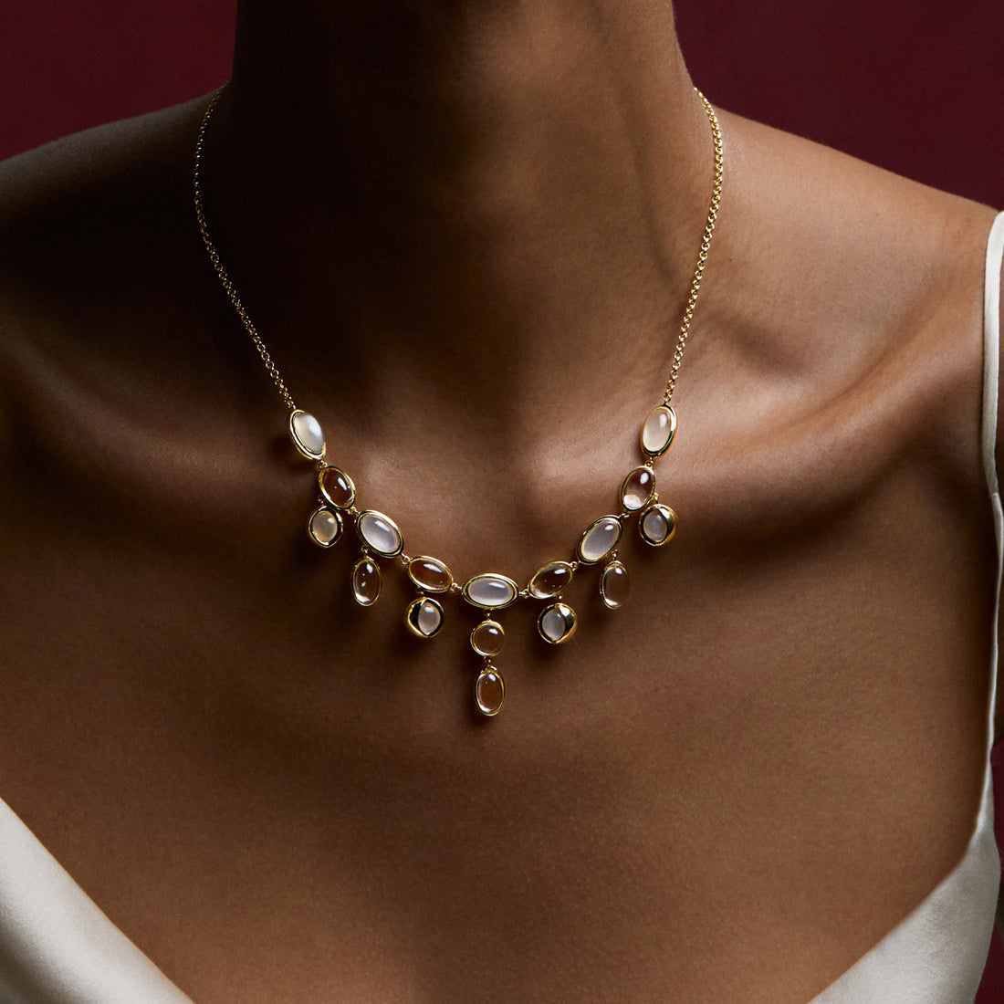 Awe Inspired Necklaces Midnight Reflection Collar Necklace