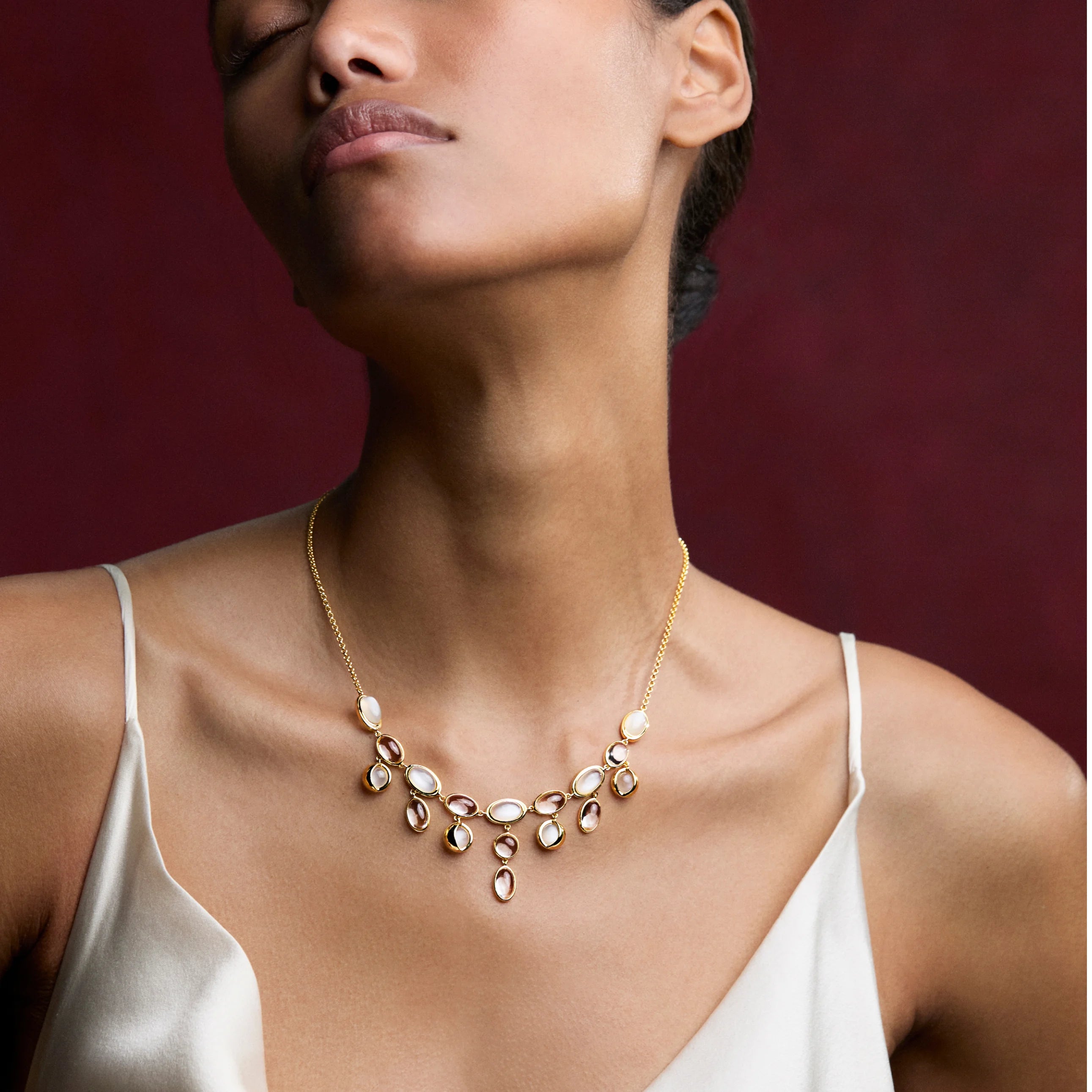 Awe Inspired Necklaces Midnight Reflection Collar Necklace