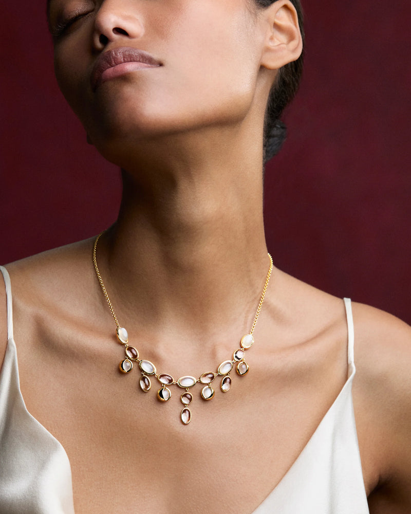 Awe Inspired Necklaces Midnight Reflection Collar Necklace