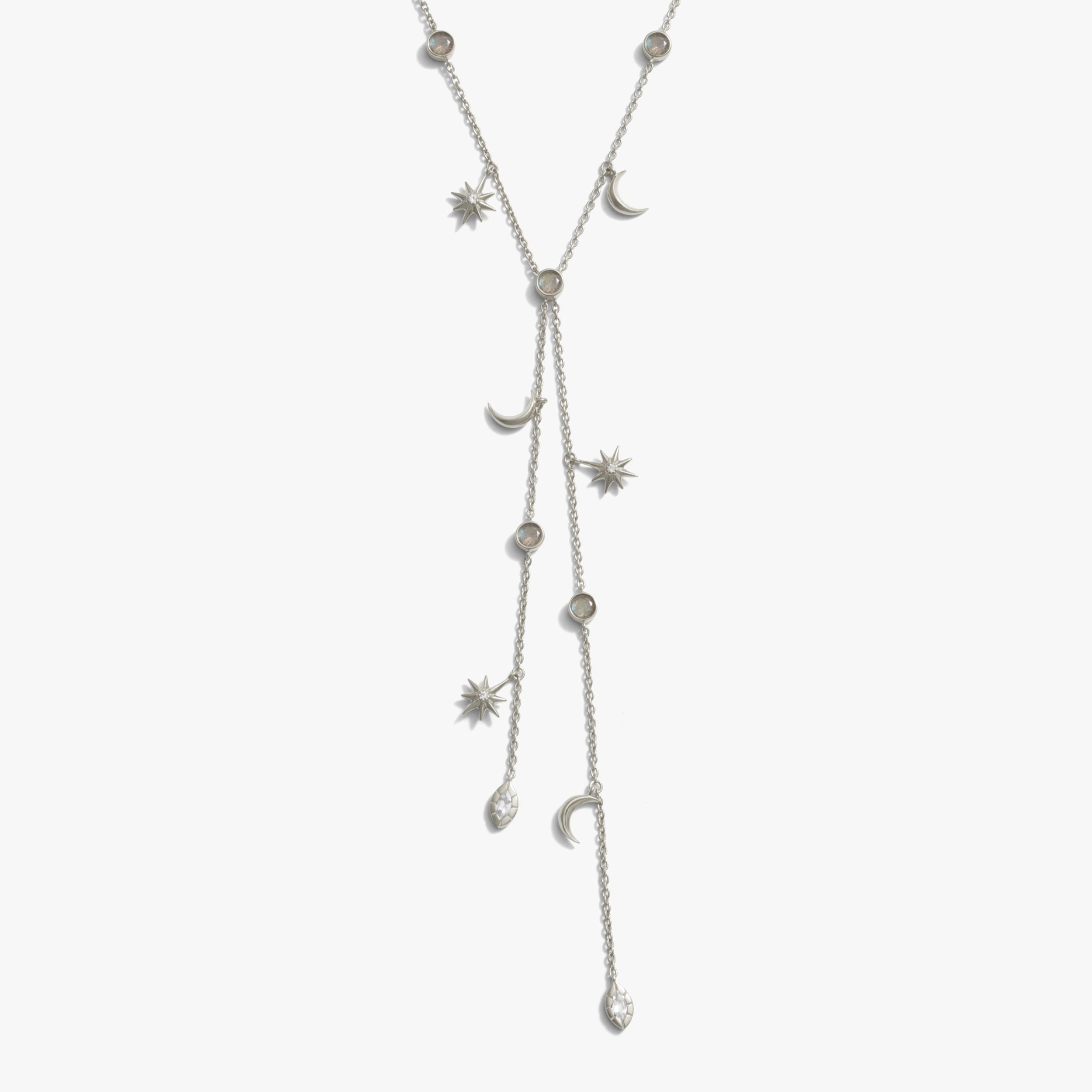 Awe Inspired Necklaces Midnight Reflection Lariat