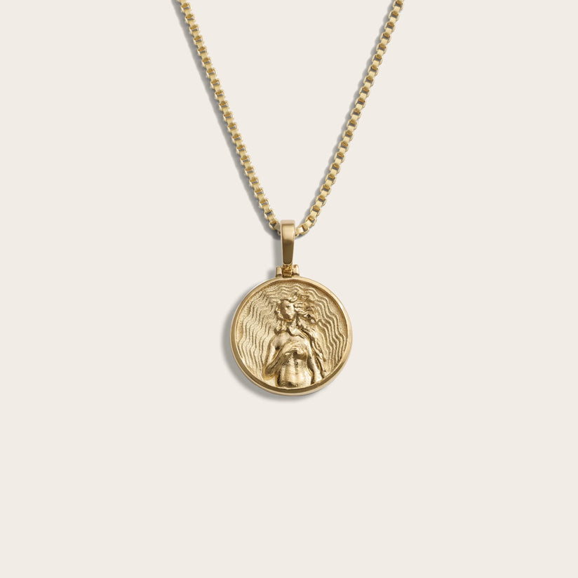 Awe Inspired Aphrodite Pendant Necklace Mini Aphrodite Necklace