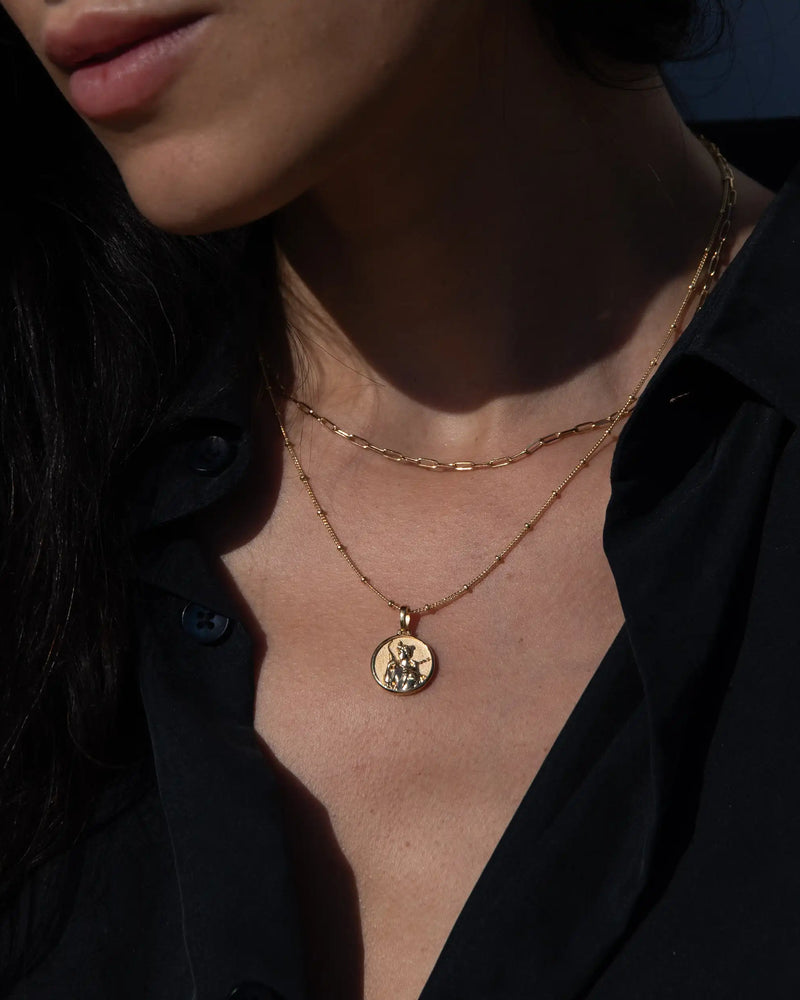 Awe Inspired Necklaces Mini Artemis with Delicate Paperclip
