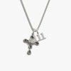 Awe Inspired Necklaces Mini Evil Eye Cross and Angel Number Set