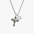 Awe Inspired Necklaces Mini Evil Eye Cross and Angel Number Set
