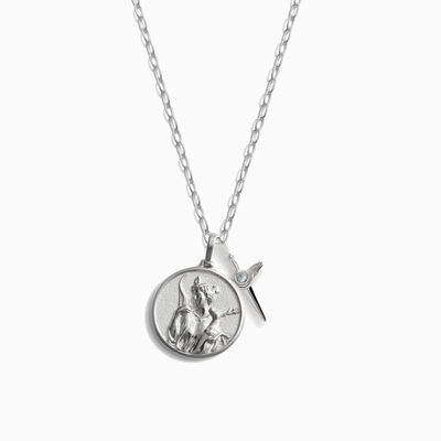 Awe Inspired Necklaces Mini Flying Dagger + Artemis Necklace Set