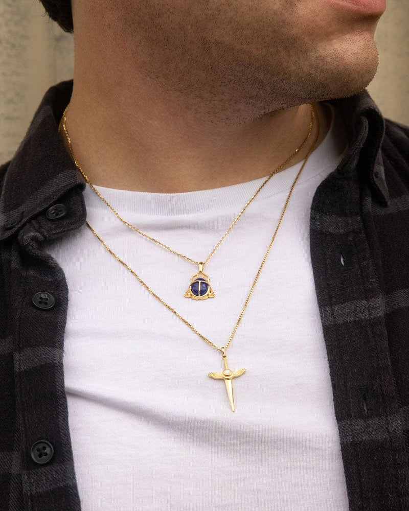 Awe Inspired Necklaces Mini Flying Dagger Necklace