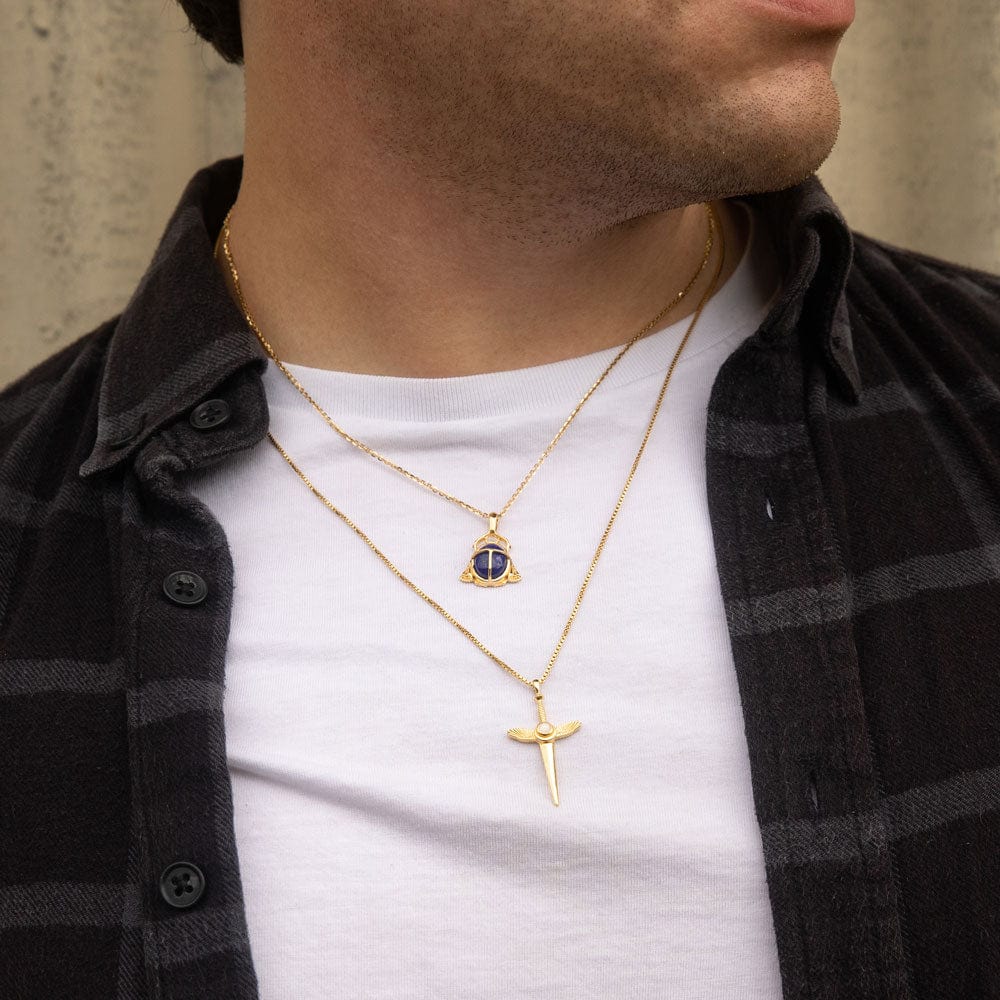 Awe Inspired Necklaces Mini Flying Dagger Necklace