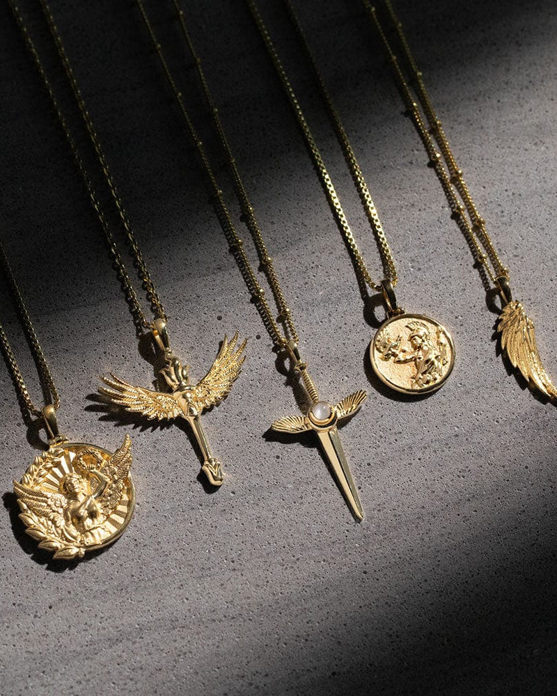Awe Inspired Necklaces Mini Flying Dagger Necklace