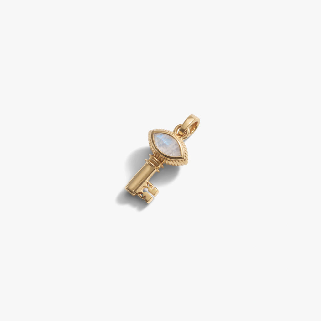 Awe Inspired Necklaces Mini Gemstone Key Necklace