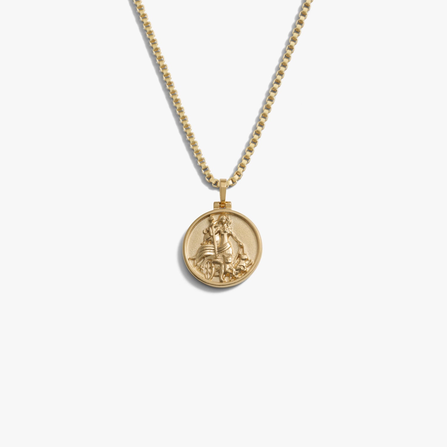 Awe Inspired Necklaces Mini Goddess Coin Necklace