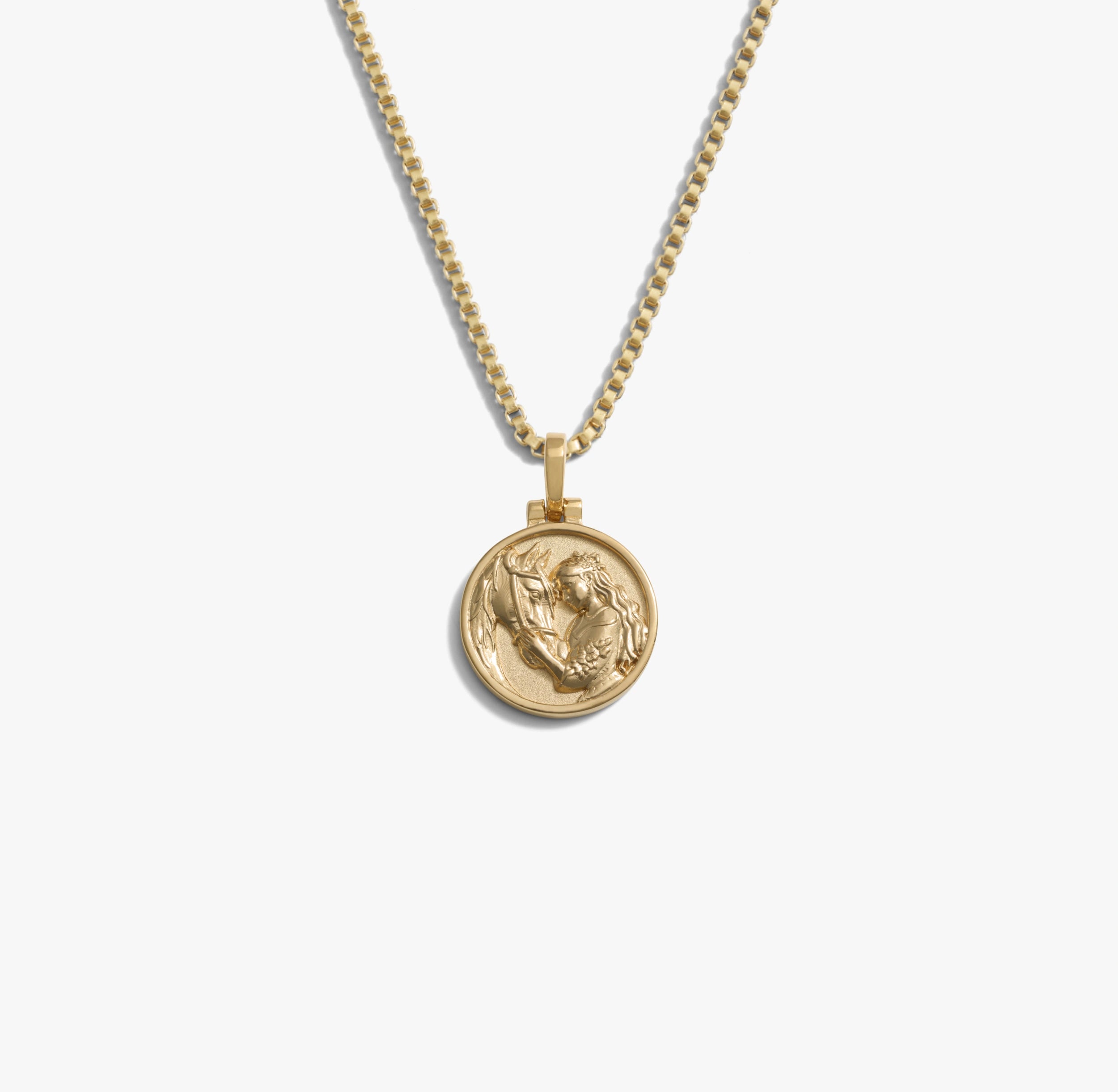 Awe Inspired Necklaces Mini Goddess Coin Necklace