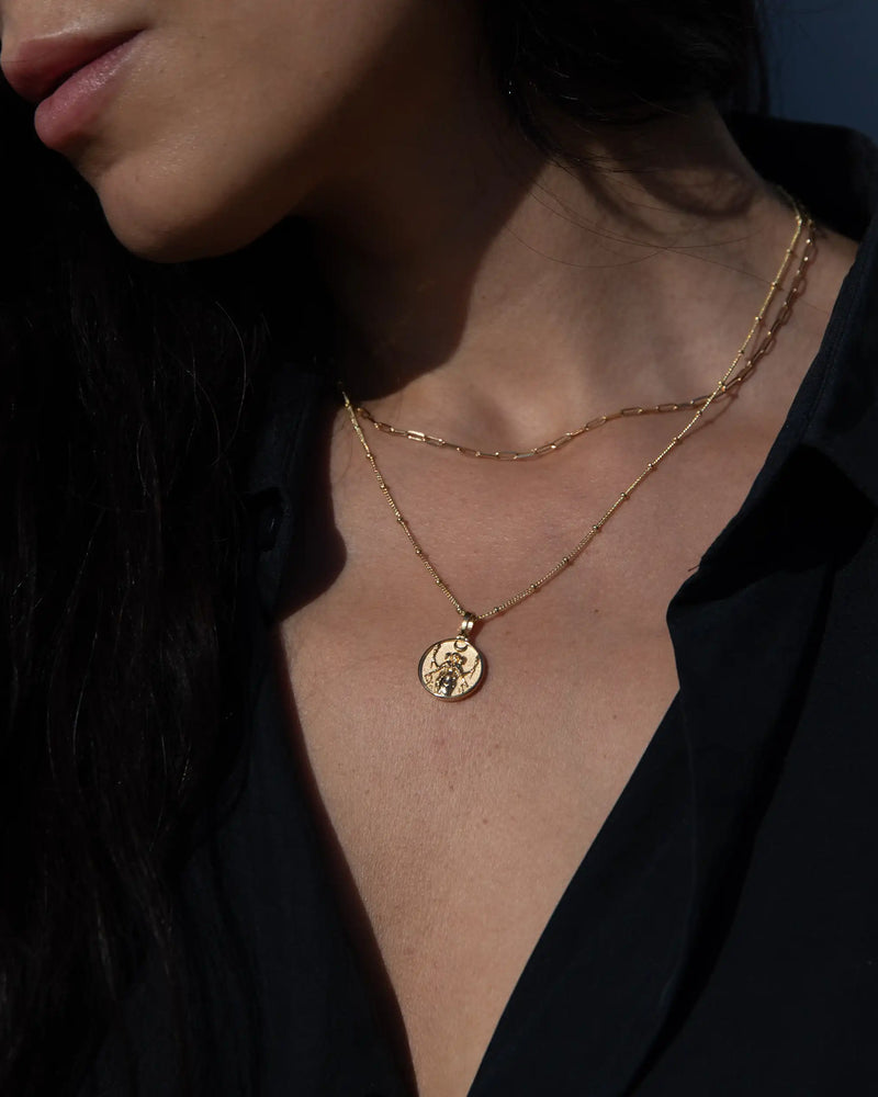 Awe Inspired Necklaces Mini Hecate + Delicate Paperclip Necklace Set