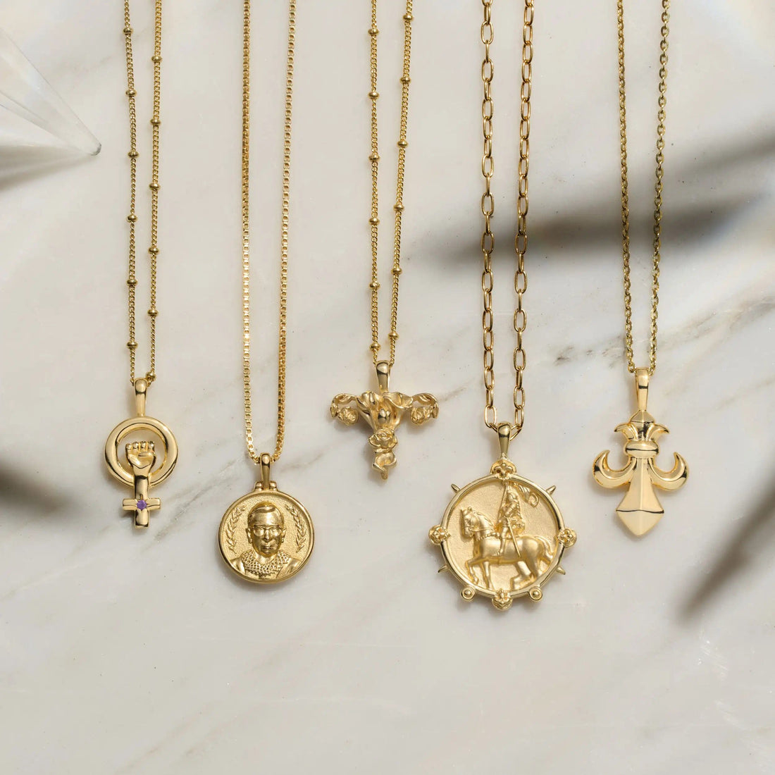 Awe Inspired Necklaces Mini Ruth Bader Ginsburg Necklace