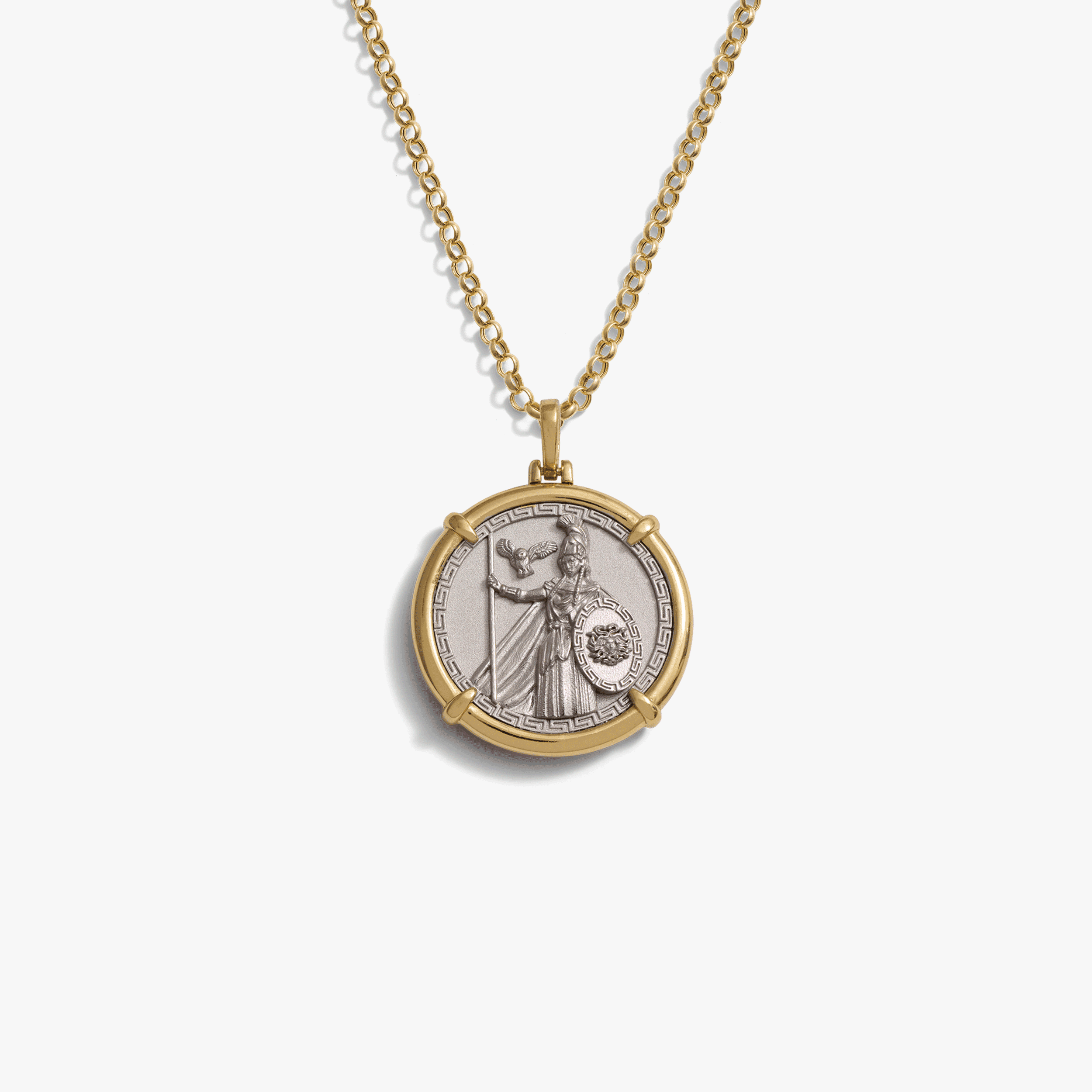 Awe Inspired Necklaces Mixed Metals (Gold & Silver) / 16"-18" Rolo Special Edition Athena Necklace