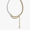 Awe Inspired Necklaces Mixed Metals (Gold & Silver) / 16 Asymmetrical Charm Collector Necklace