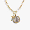 Awe Inspired Necklaces Mixed Metals (Gold & Silver) Athena's Dagger Charm Necklace