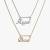 Awe Inspired Necklaces Mixed Metals (Gold & Silver) / Silver Angel & Gold Devil Twin Flames Necklace Duo