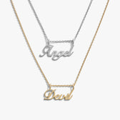 Awe Inspired Necklaces Mixed Metals (Gold & Silver) / Silver Angel & Gold Devil Twin Flames Necklace Duo