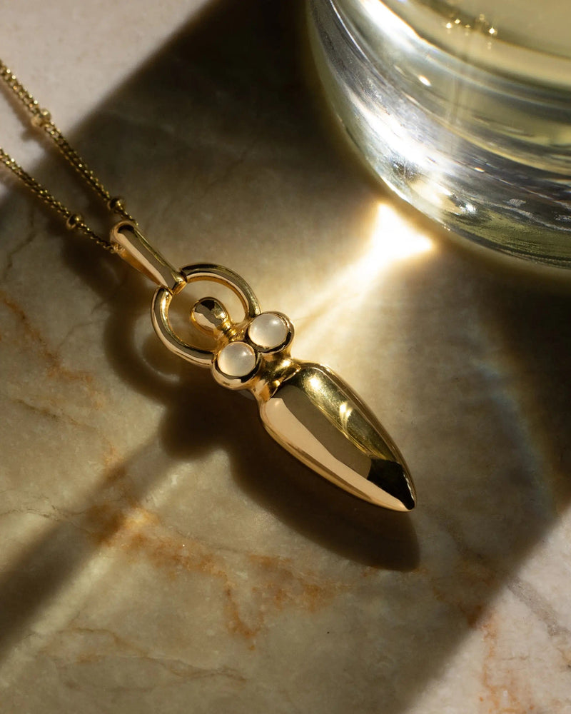 Awe Inspired Necklaces Moonstone Goddess Necklace