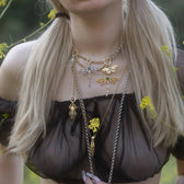 Awe Inspired Necklaces Moonstone Moth Necklace