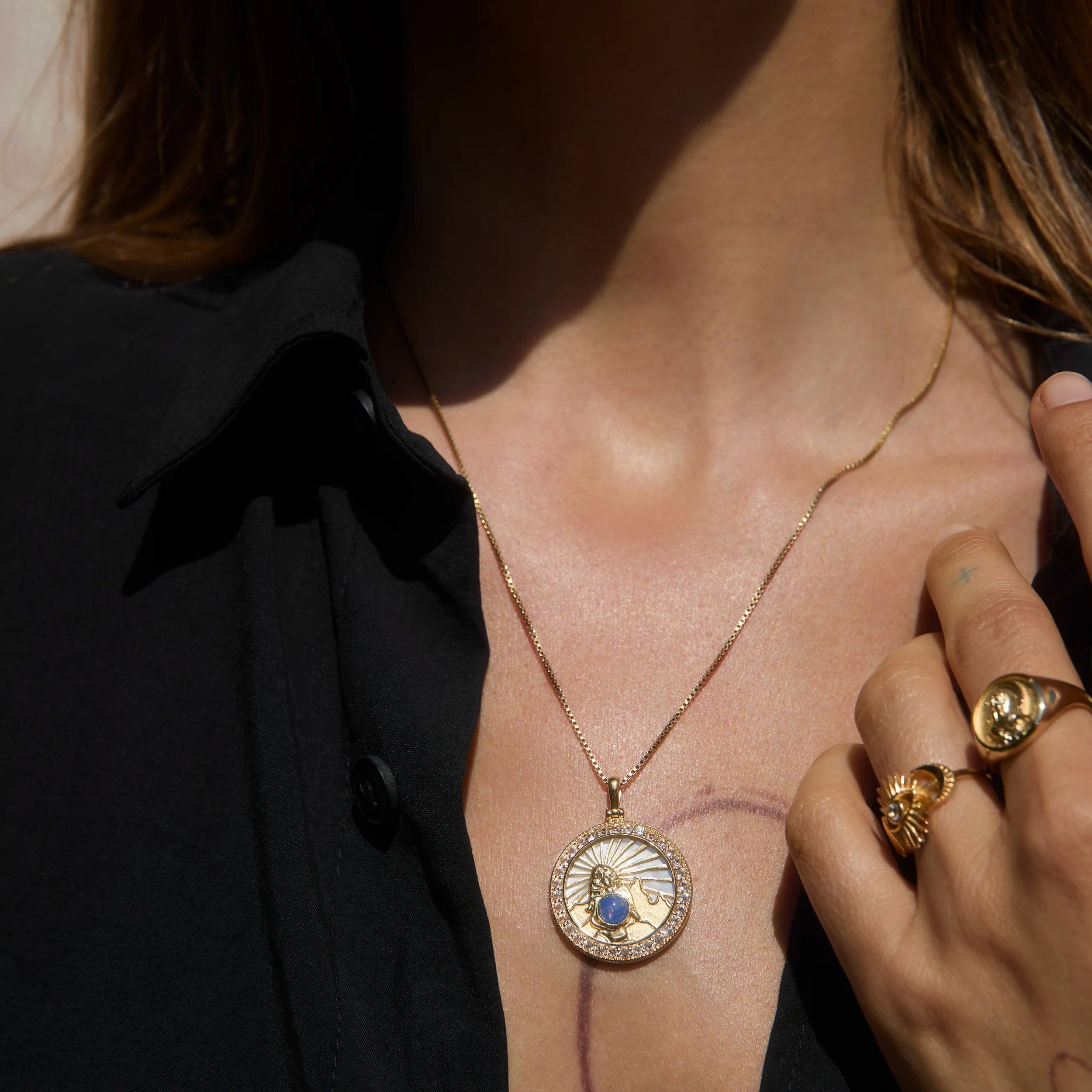 Awe Inspired Necklaces Mother Earth Goddess Necklace