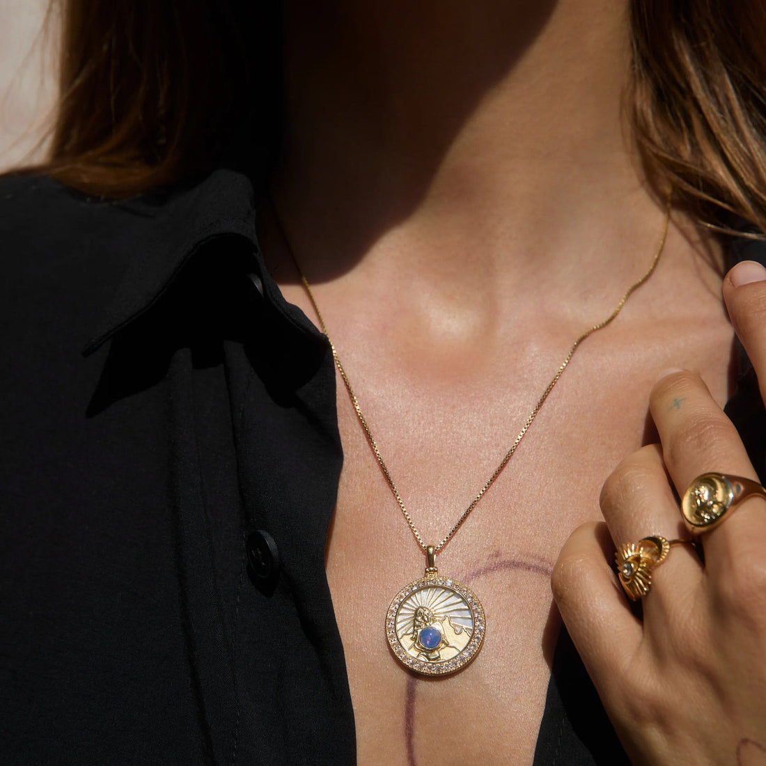 Awe Inspired Necklaces Mother Earth Goddess Necklace