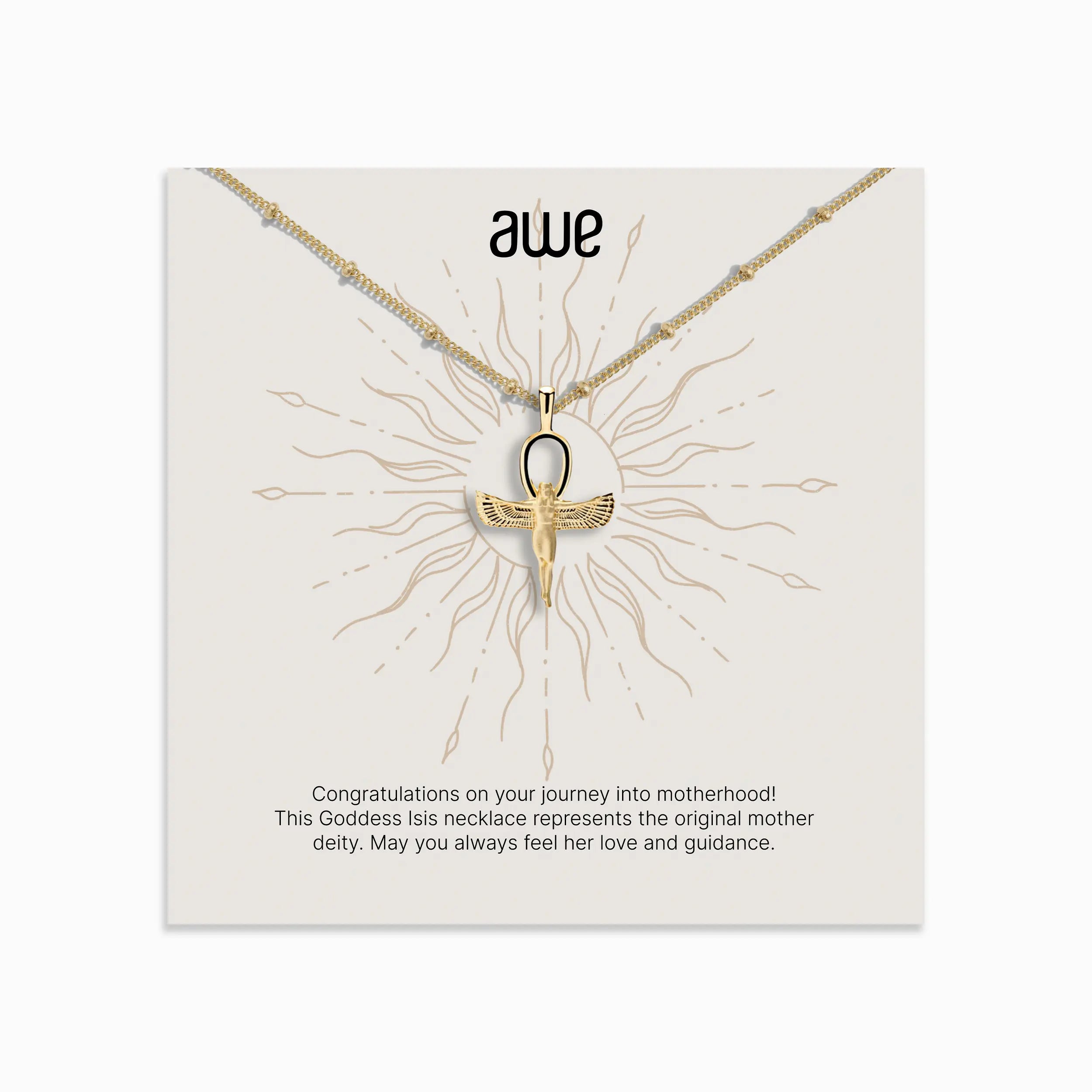 Awe Inspired Necklaces New Mom Card Gift Set