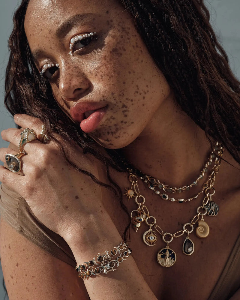 Awe Inspired Necklaces Ocean Statement Charm Necklace