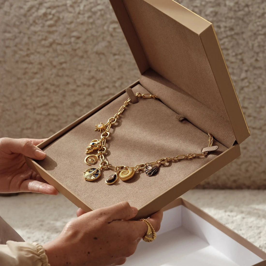 Awe Inspired Necklaces Ocean Statement Charm Necklace