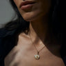 Awe Inspired Necklaces Opal Mother of Pearl Carved Shell Necklace