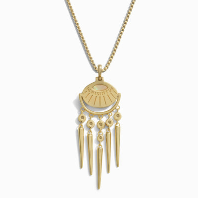 Awe Inspired Necklaces Opal Wind Chime Necklace