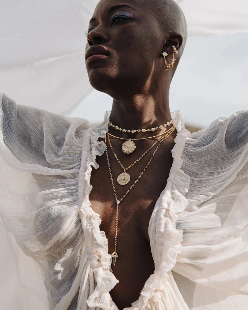 Awe Inspired Necklaces Oracle Crystal Pendulum Lariat