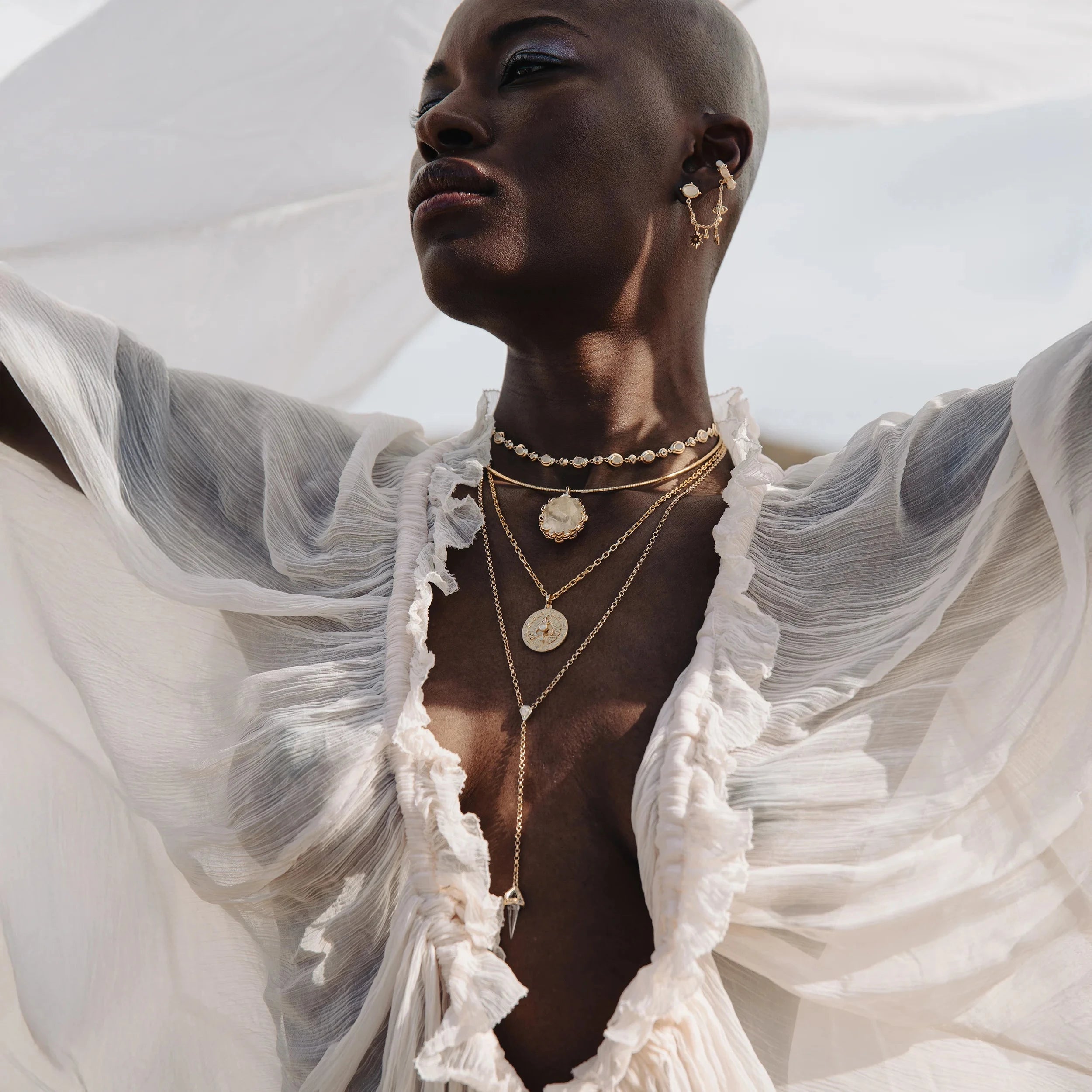 Awe Inspired Necklaces Oracle Crystal Pendulum Lariat