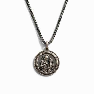 Awe Inspired Necklaces Oxidized Achilles Necklace