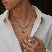 Awe Inspired Necklaces Oxidized Achilles Necklace