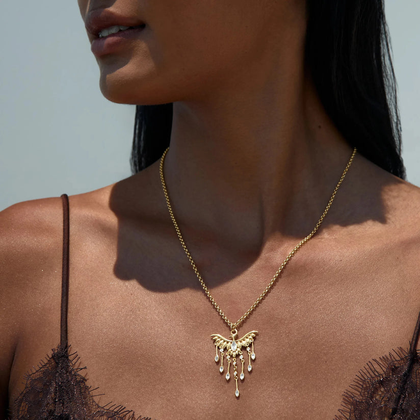 Chandelier Phoenix Necklace – Awe Inspired - Main Image