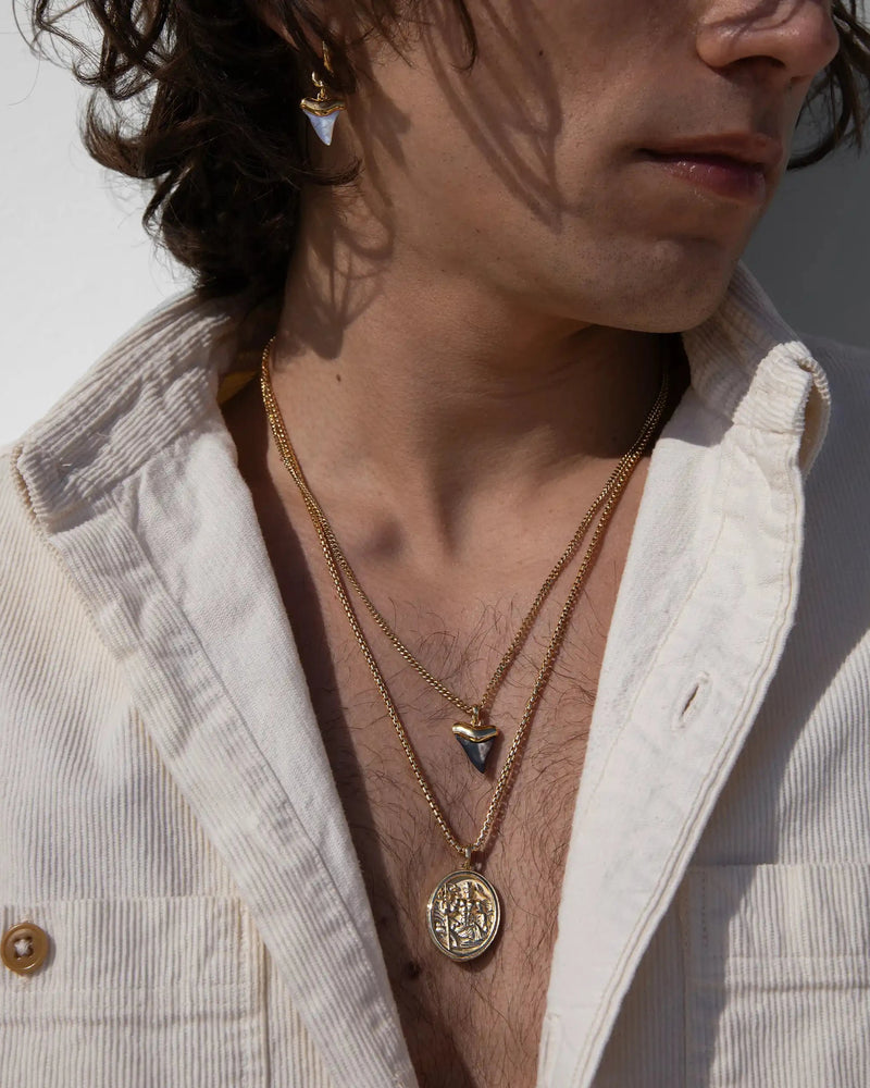 Awe Inspired Necklaces Poseidon and Shark Tooth Necklace Set