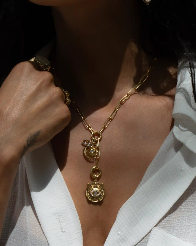 Awe Inspired Necklaces Psyche's Journey Charm Lariat