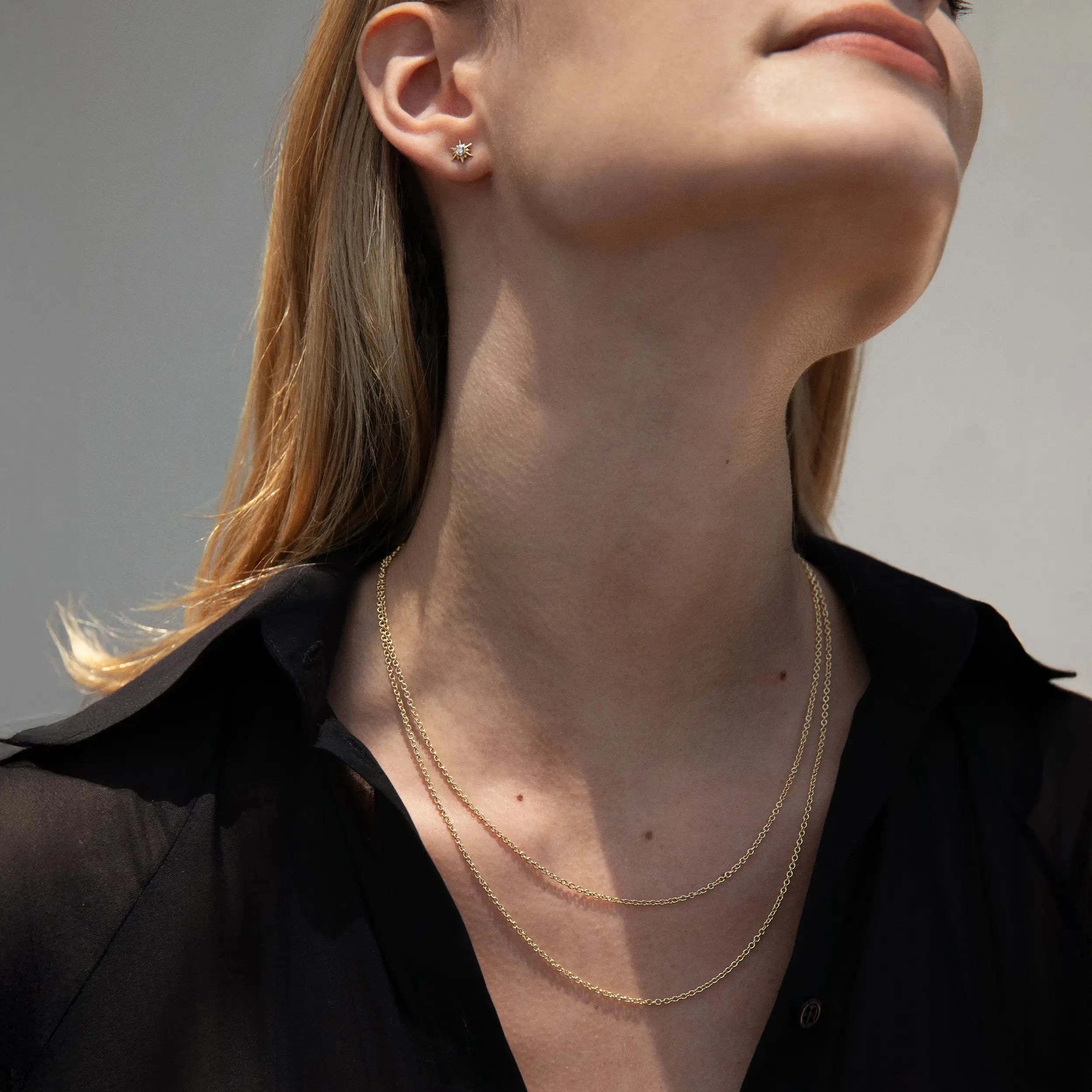 Awe Inspired Necklaces Rolo Chain 040