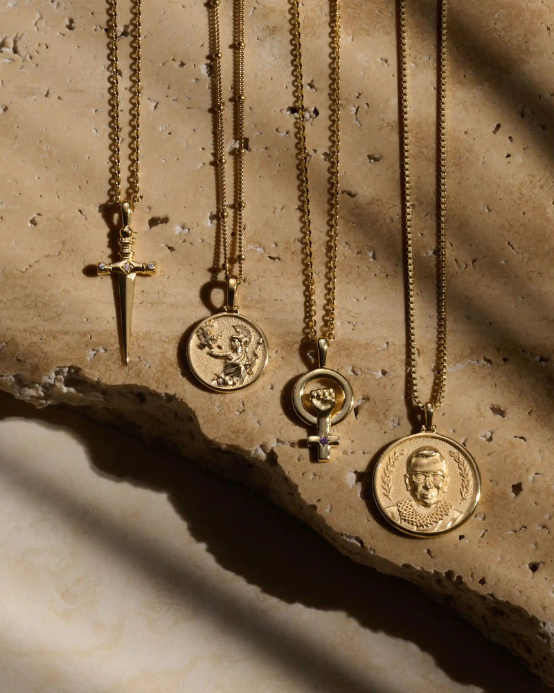 Awe Inspired Necklaces Ruth Bader Ginsburg Necklace