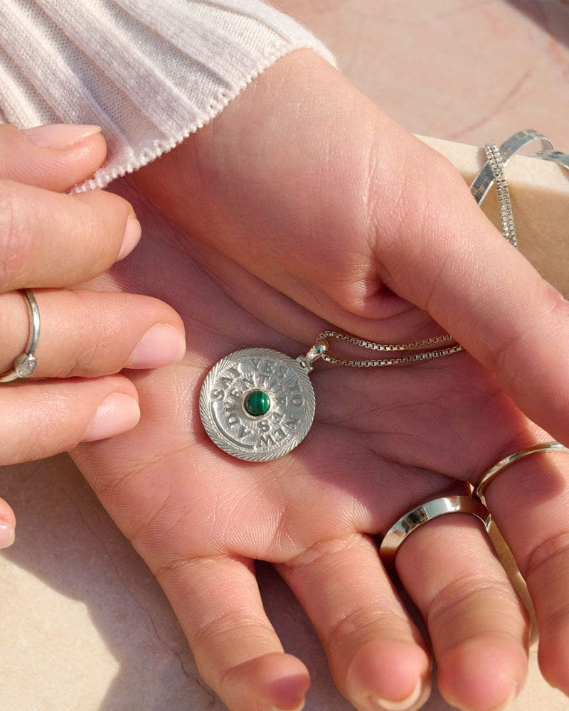 Awe Inspired Necklaces Say Yes to New Adventures Affirmation Necklace