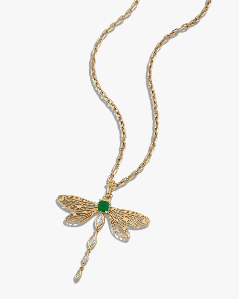 Awe Inspired Necklaces Secret Forest Dragonfly Necklace