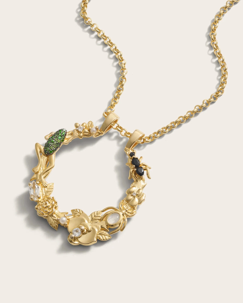 Awe Inspired Necklaces Secret Forest Halo Necklace