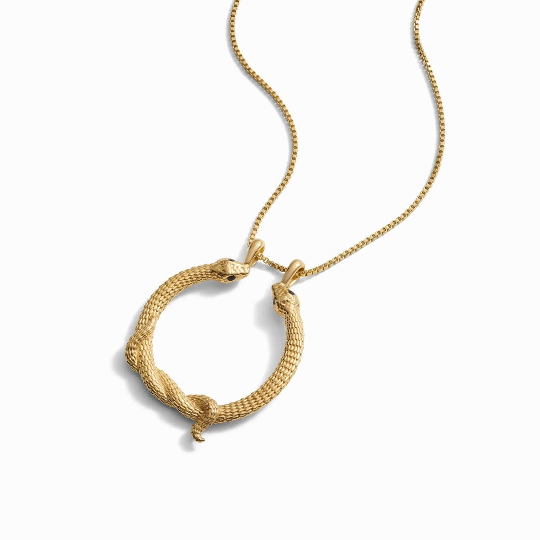 Awe Inspired Necklaces Snake Goddess Halo Necklace