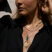 Awe Inspired Necklaces Snake Goddess Halo Necklace