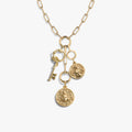Awe Inspired Necklaces Snake in the Garden Charm Lariat Necklace