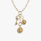 Awe Inspired Necklaces Snake in the Garden Charm Lariat Necklace