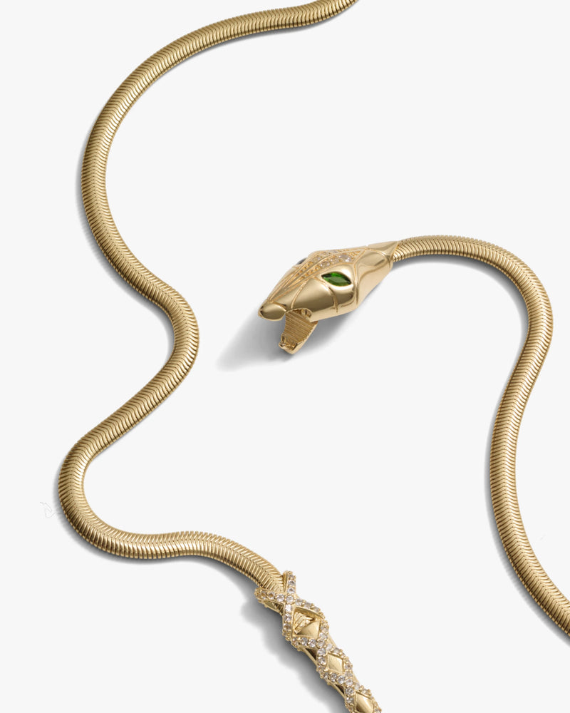 Awe Inspired Necklaces Snake Lariat