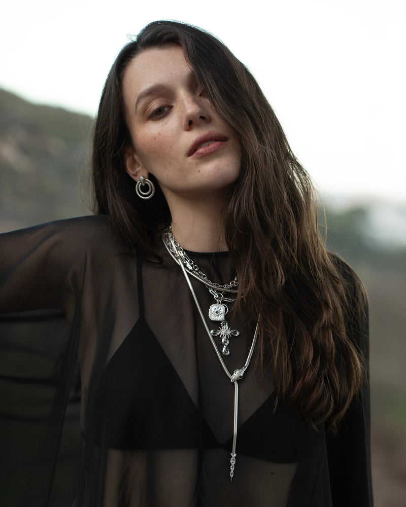 Awe Inspired Necklaces Snake Lariat