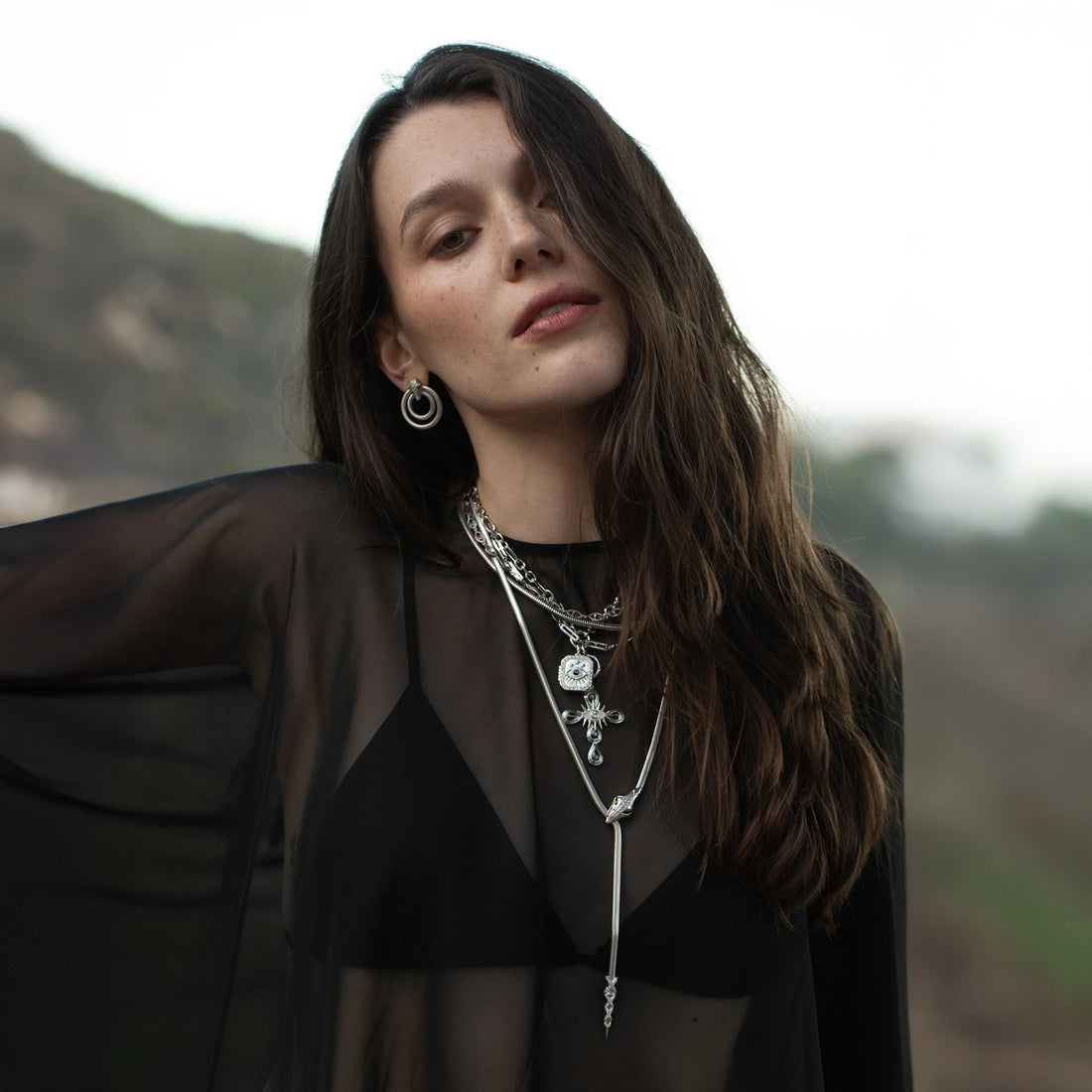 Awe Inspired Necklaces Snake Lariat